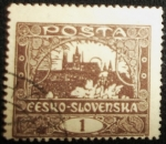 Stamps Czechoslovakia -  Castillo de Praga