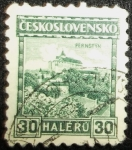 Stamps : Europe : Czechoslovakia :  Castillo Pernstyn