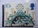 Stamps United Kingdom -  Navidad 1980 - Árbol de Navidad.