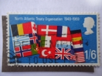 Stamps United Kingdom -  NorthAtlantic Treaty Organinisation 1949-1969