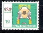 Stamps : Europe : Albania :  Campeonato Mundial de Futbol, México 1986