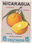 Stamps Nicaragua -  naranja