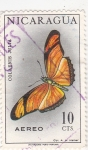 Stamps Nicaragua -  mariposa