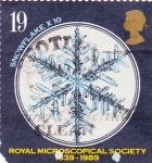 Stamps United Kingdom -  Royal Microscópical Society