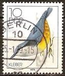 Sellos de Europa - Alemania -  Los pájaros cantores-Trepadores (DDR).