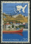Stamps Greece -  1224 - Vista de Lemnos