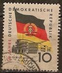 Stamps Germany -  10a,de DDR. FDGB casa de reposo 