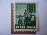 Stamps : Europe : Poland :  13° carrera de Motos en las Montañas de Tatra - XIII Raid Tatrzanski Zakopane - Polska