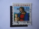 Stamps United States -  Chgristmas - Perugino,National Gallery
