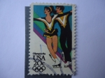 Stamps United States -  Olympics 84 - Baile en el hielo - Serie: Juegos Olímpicos de Los Ángeles 84.