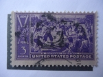Stamps United States -  Centennia og Baseball 1839-1939-USA.