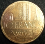 monedas de Europa - Francia -  1980 (Reverso)