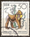 Stamps Germany -  125 años del zoológico de Dresde