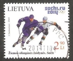 Stamps Lithuania -  Olimpiadas de invierno en Sochi