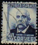 Sellos de Europa - Espa�a -  ESPAÑA 1932 670 Sello º Personajes Emilo Castelar 40c Republica Española