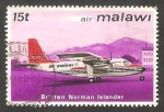 Stamps Malawi -  180 - Avión de la Compañía Air-Malawi