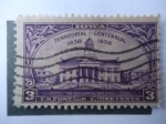 Sellos de America - Estados Unidos -  Centenario Territorial - El Antiguo Edificio del Capitolio - 1838-1938.