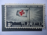 Stamps United States -  Cruz Roja Internacional 1863-1963.Refugiados Cuba en S.S.