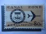 Stamps United States -  Sello del Ismo Zona del Canal de Panamá