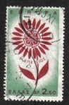 Stamps Greece -  C.E.P.T. Pétalos de flores ( países miembros)