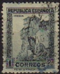Stamps Europe - Spain -  ESPAÑA 1933 673 Sello Monumentos Casas Colgadas de Cuenca usado