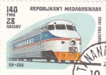 Sellos de Africa - Madagascar -  tren ER-200