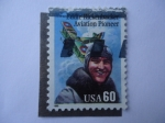 Stamps United States -  Eddie Rickenbacker 1890-1973 - Aviation Pioneer