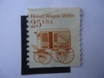 Stamps United States -  Bagón de Pan 1880.
