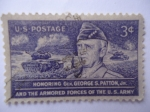Stamps United States -  Honoring Gen. George Smith Pattion,Jr. 1885-1945.