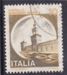 Stamps Italy -  castello Sporzesco-Milano 