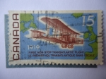 Stamps Canada -  Primer vuelo Trasatlántico sin escala.
