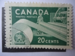Stamps Canada -  Pulpa y Papel.