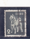 Stamps Japan -  perro