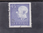 Stamps Sweden -  Gustavo VI de Suecia