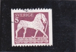 Stamps Sweden -  figura caballo