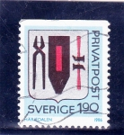 Stamps Sweden -  escudo