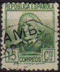 Stamps Spain -  ESPAÑA 1933 683 º Personajes Concepcion Arenal 15c Republica Española