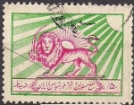 Stamps Iran -  leon y espada