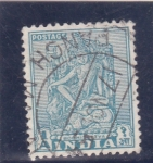 Stamps India -  figura indú