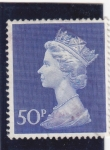 Stamps United Kingdom -  reina Isabel II