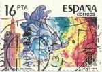 Stamps Spain -  GRANDES FIESTAS POPULARES. LES FALLES A VALÈNCIA. EDIFIL 2745