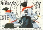 Stamps Spain -  GRANDES FIESTAS POPULARES. LOS SANFERMINES DE PAMPLONA. EDIFIL 2746