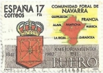 Stamps Spain -  ESTATUTOS DE AUTONOMIA. NAVARRA. EDIFIL 2740