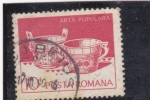 Stamps Romania -  arte popular