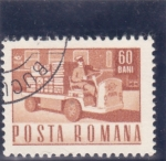 Stamps Romania -  transporte de mercaderías