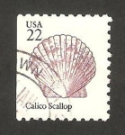 Stamps United States -  1582 a - Concha calico scallop