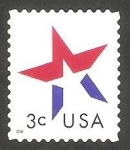 Stamps United States -  3329 - Estrella