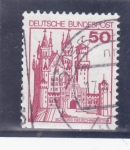 Stamps : Europe : Germany :  castillo de Neuschwanstein