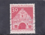 Stamps Germany -  castillo Flensburg/Schleswig