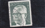 Sellos de Europa - Alemania -  presidente Heineman
